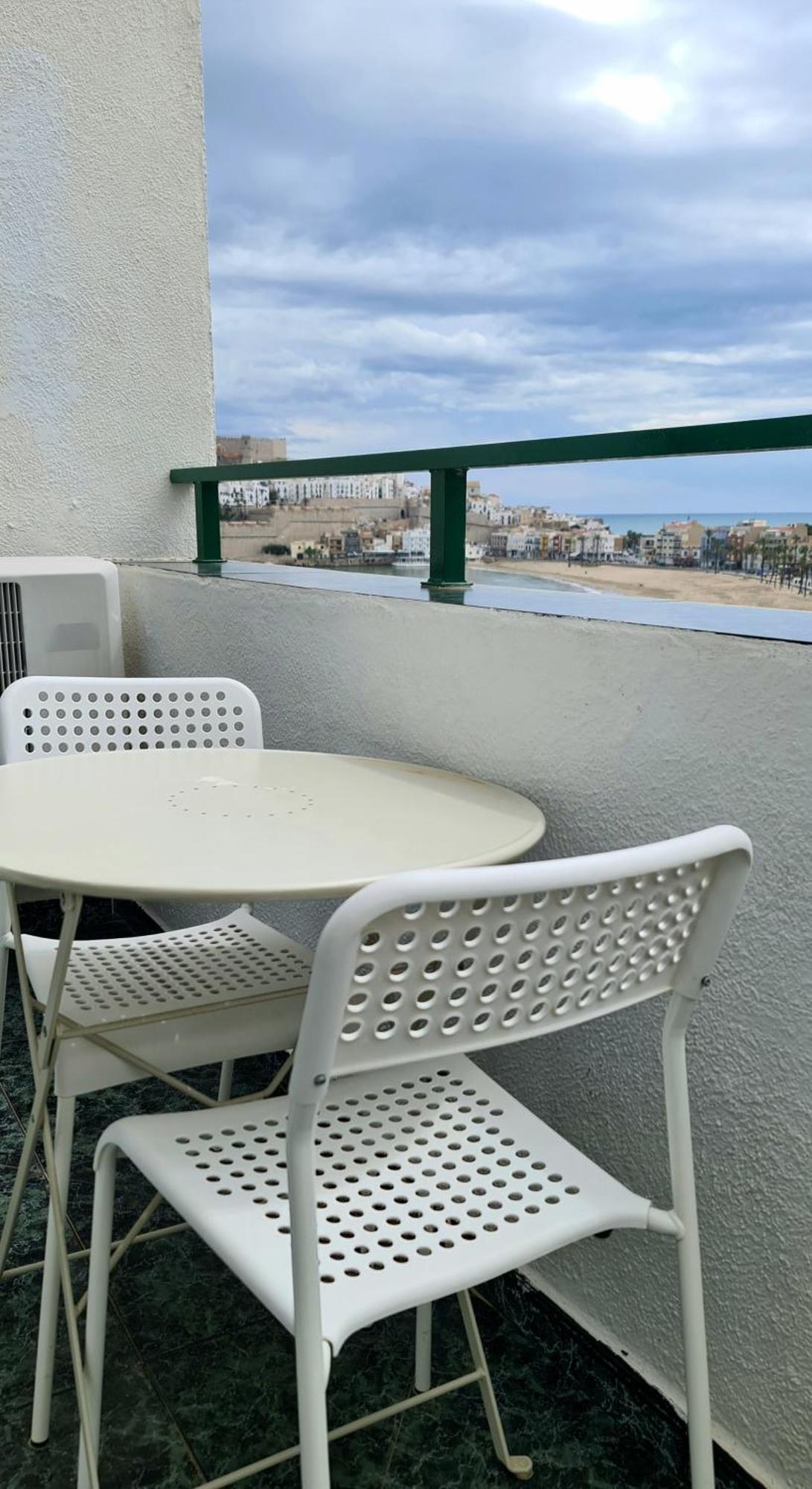 Apartamento Loft Primera Linea De Playa, Vistas Altas Mar Y Castillo Peníscola Exterior foto